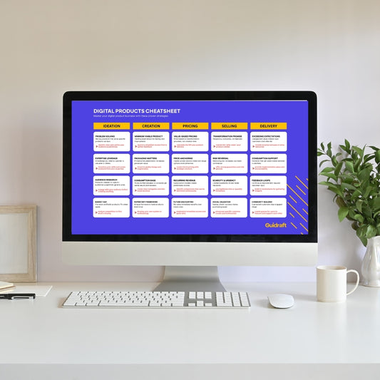 Digital Product Cheat Sheet